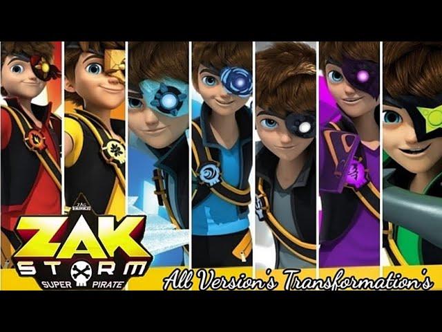 Zak Storm | All Version FULL Transformation's