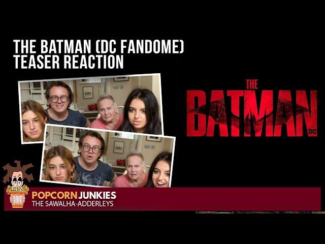 THE BATMAN (DC Fandome Teaser) The Popcorn Junkies Reaction