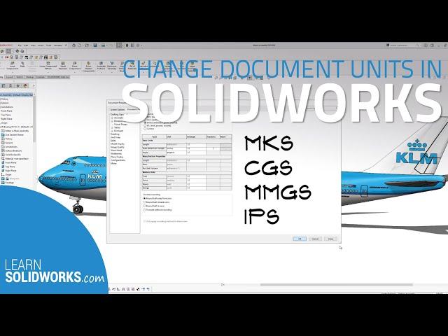 How to Change the Document Units in SOLIDWORKS? (in just a few clicks!)