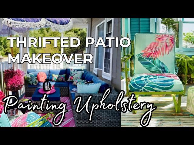 PORCH MAKEOVER / Patio Decorating Ideas / Thrifted Decor