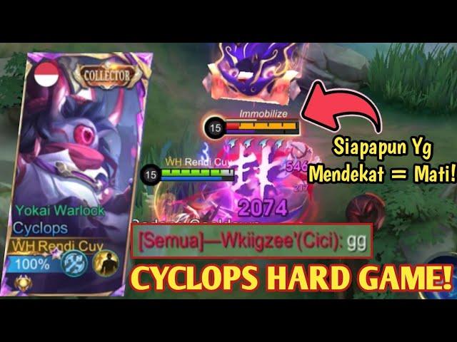 CYCLOPS KU KETEMU MUSUH JAGO MAKIN SERU! CYCLOPS GAMEPLAY | BUILD CYCLOPS TERSAKIT 2024 - MLBB