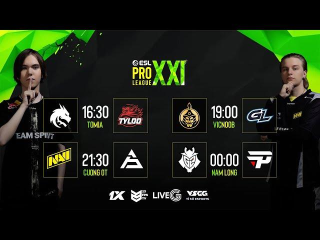 [VN] Team Spirit vs. SAW | ESL Pro League SS 21 | Stage 2 | TOMIA | 23 FPS TV