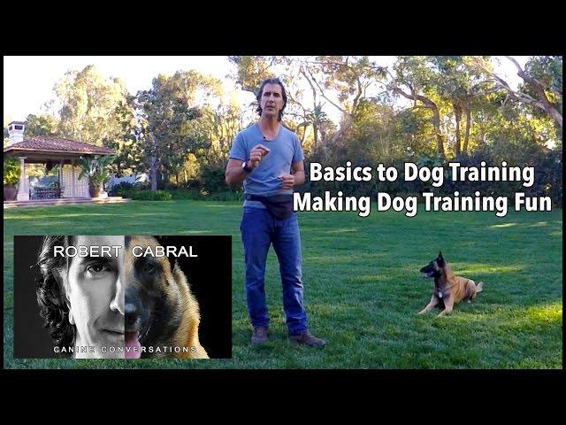 How to Make Dog Training Fun - Robert Cabral Dog Training Video #1