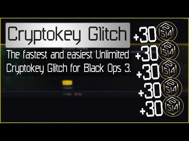 FASTEST + EASIEST "Cryptokey Glitch!" (Black Ops 3) UNLIMITED CRYPTOKEY GLITCH! - Easy BO3 Glitches!