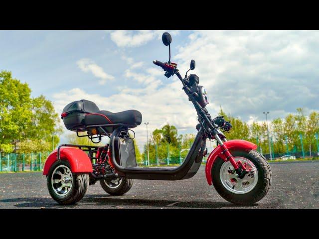 СКОЛЬКО РЕАЛЬНО ПРОЕДЕТ ЭЛЕКТРИЧЕСКИЙ ТРИЦИКЛ СИТИКОКО? | White Siberia Trike PRO 3000w