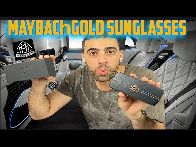 Unboxing MAYBACH Sunglasses THE OBSERVER 1. 2500$ Gold 24k Frame Carl Zeiss lens