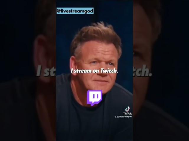 Gordon Ramsay doesn't know what Twitch is?! #shorts #funny