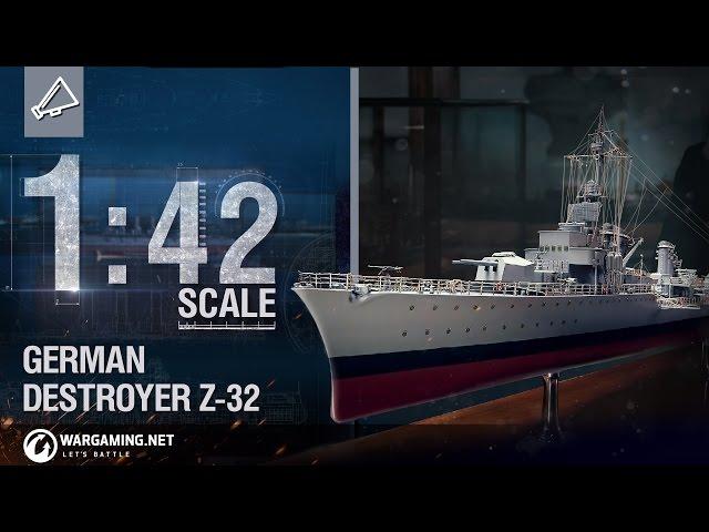 World of Warships - 1:42 Scale: German Destroyer Z-32