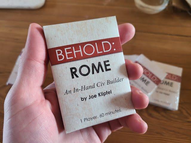 Behold: Rome - Overview