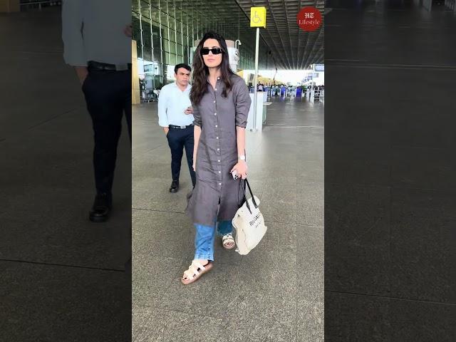 Karishma Tanna looks stunning at the airport