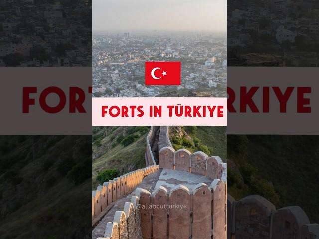 Top 5 forts in Türkiye #shorts #top5  #türkiye #forts #viral #virlshort