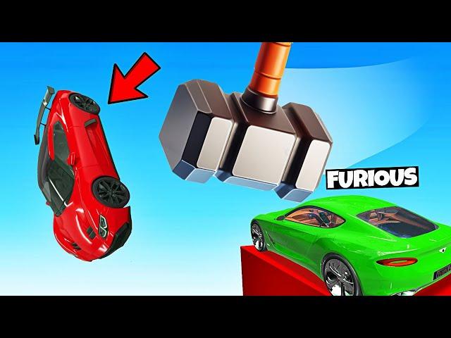 MEGA HAMMER vs Crazy Drivers! (BeamNG.drive)