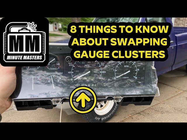 8 Things You Need to Know to Swap Gauge Clusters | 1995 Ford F150