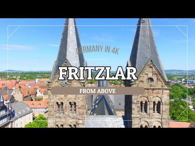 Historic Downtown Fritzlar | Drone Footage | 4k