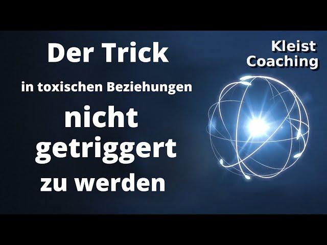 Narzissmus: Der Trick, nicht getriggert zu werden