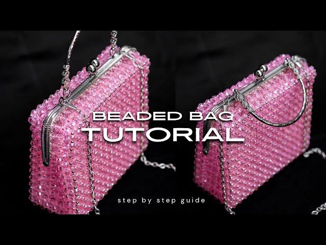 How To Make a Beaded Bag with a Metal Frame - Easy DIY Tutorial | Complete Tutorial for Beginners