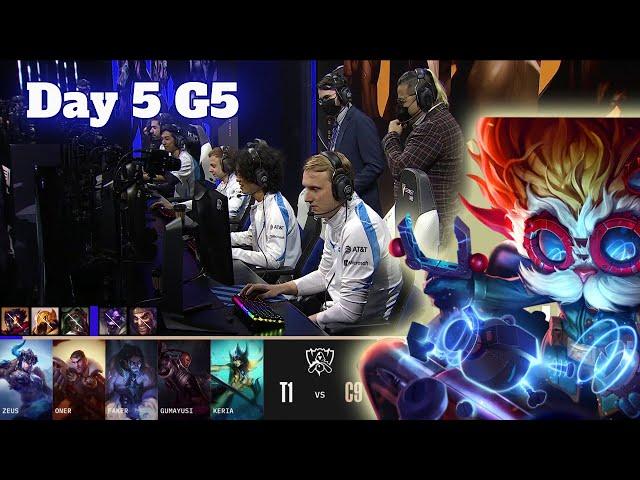 T1 vs C9 | Day 5 LoL Worlds 2022 Main Group Stage | T1 vs Cloud 9 - Groups full game