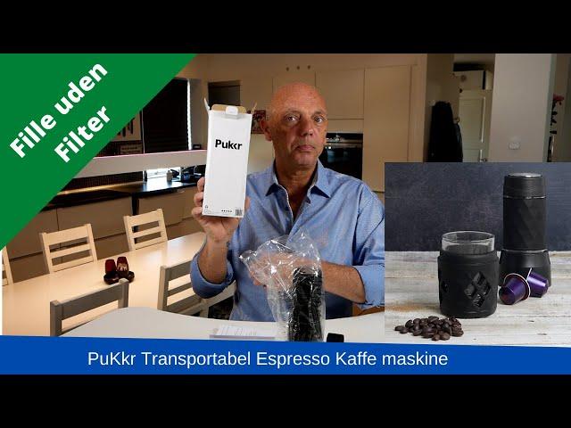 Pukkr Transportabel Espresso Kaffe Pumpe