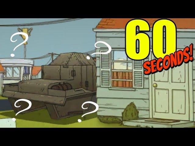 60 Seconds: прохождение #3 откуда танк!?