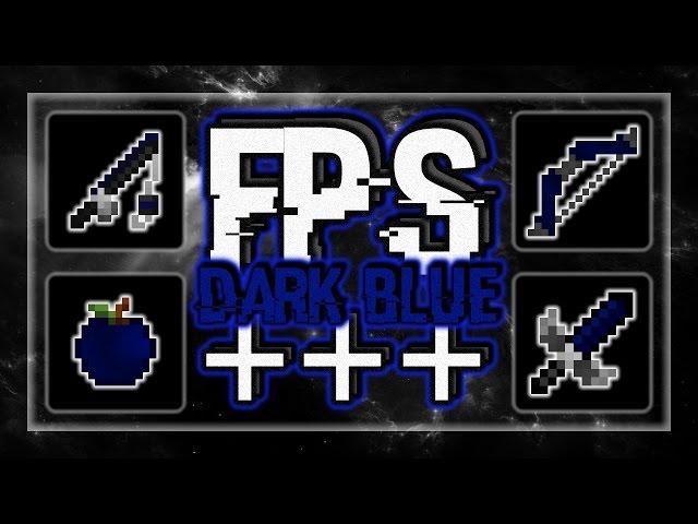 MINECRAFT PVP TEXTURE PACK - DARK BLUE DEFAULT EDIT KOHI, UHC FPS+++