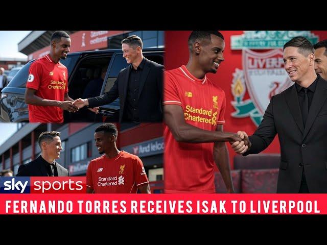 Alexander Isak Meets Liverpool Legend Fernando Torres in Stunning Anfield Moment