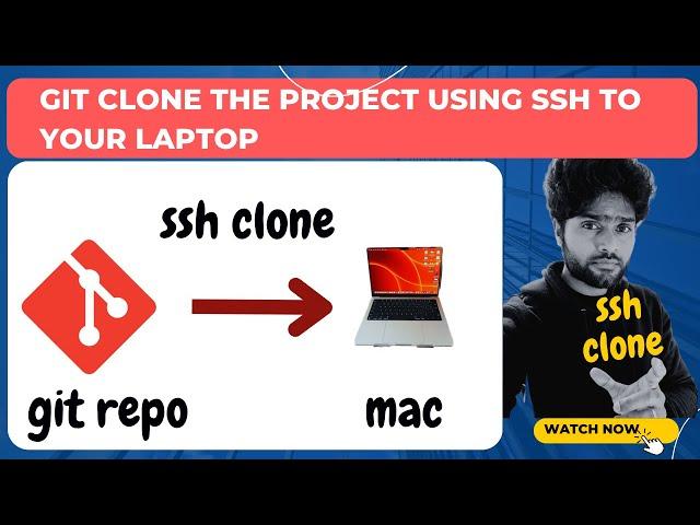 How to clone the git repository/project using SSH