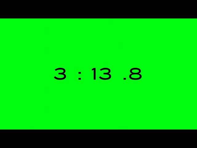 Green Screen Centre   Clean   Black Text Countdown SD