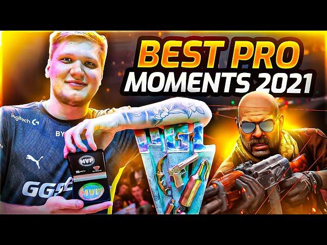 CS:GO - BEST PRO MOMENTS 2021 (Flickshots, Crazy Clutches, Inhuman Reactions, 200 IQ) | REWIND 2021