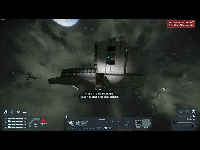 really dumb railgun in Space Engineers