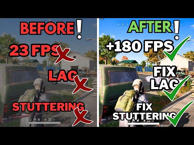 PUBG 2024: Ultimate FPS Boost and Lag Fix - Say Goodbye to Stuttering!