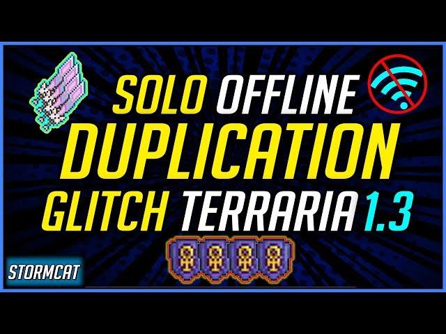 TERRARIA DUPLICATION GLITCH 2020 PS4 XBOX - SOLO DUPLICATION WITHOUT INTERNET