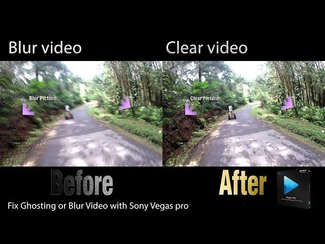 Fix Vegas Pro video Blur Ghosting try Disable Resample Mode on video setting