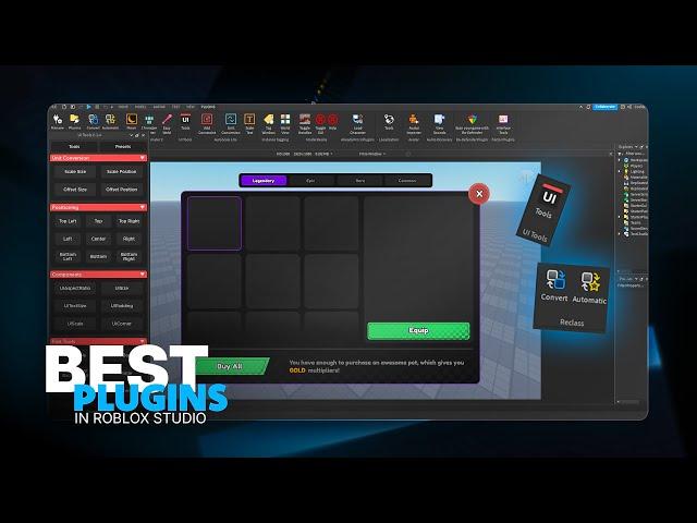 Best UI Plugins To Use In Roblox Studio