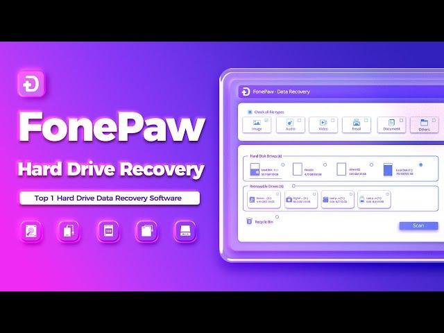 Top 1 Hard Drive Data Recovery Software - FonePaw Hard Drive Recovery