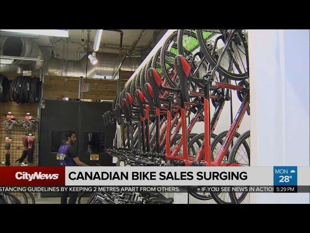 Business Report: Bike sales booming across Canada