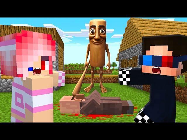 ТУНГ ТУНГ ТУНГ СУХУР НАПАЛ НА НАШУ ДЕРЕВНЮ В МАЙНКРАФТ! ШЕДИ И ЛЕСКА MINECRAFT