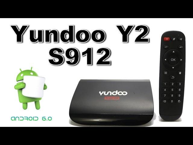 Yundoo Y2 Amlogic S912 Octa Core Android 6.0 4K TV Box