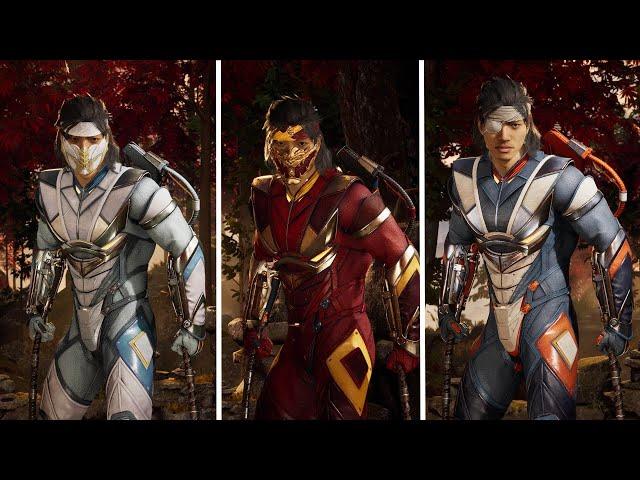 TAKEDA All Skins and Gear - Mortal Kombat 1