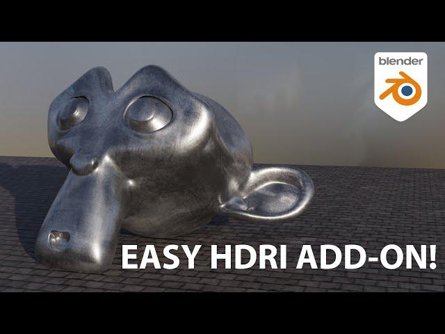 Free Add-On to manage HDRi's in Blender!