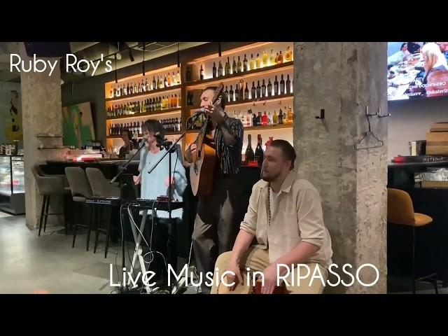 Ruby Roy's Trio band in RIPASSO ITALIAN RESTAURANT