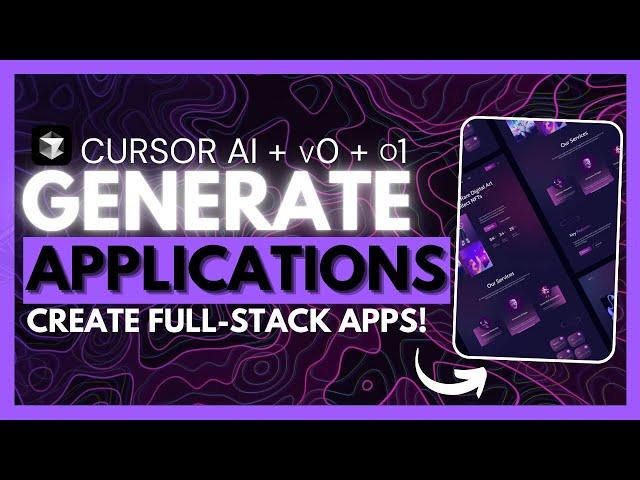 Build a Full-Stack AI Web App in 10 Minutes With Cursor + OpenAI o1 + V0!