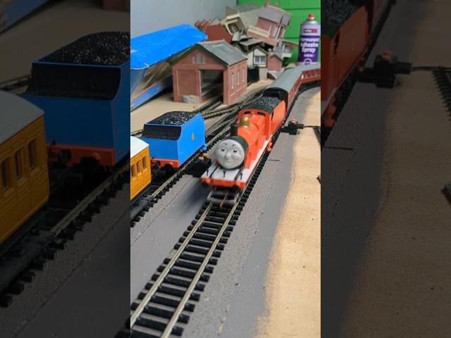 a really splendid engine with a bright red coat #music #modelrailway  #thomasandfriendscommunity