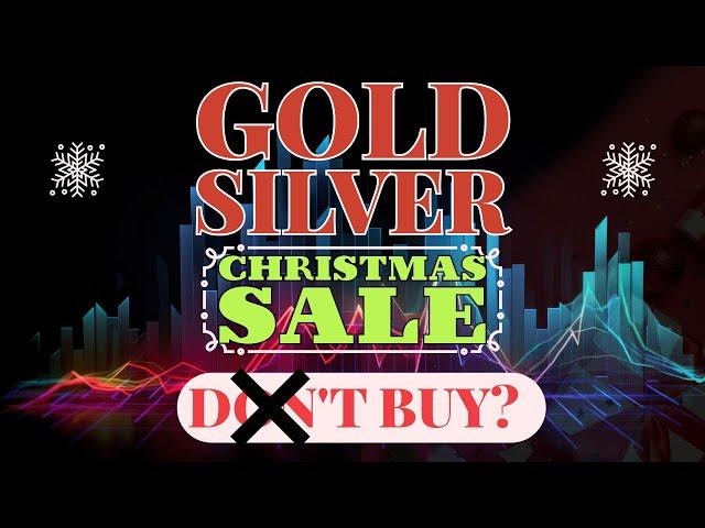 Pre Christmas Trading -Gold Price Live Update Today 24 Dec | Crash More or Rise in Gold & Silver?