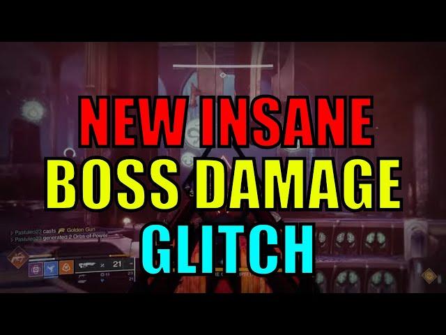 NEW INSANE BOSS DAMAGE GLITCH