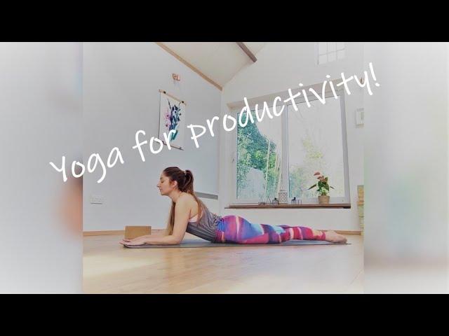 Yoga for productivity with Millie Aldridge