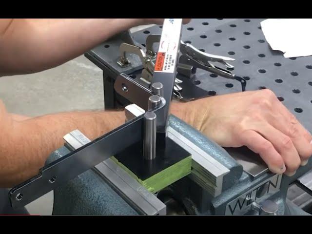 Huth Manual Rod Bender In-Use - Trick-Tools.com