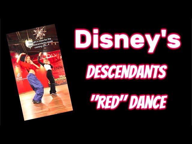 Learn the Epic Dance to "Red" from Disney's New Descendants Movie! | Practice with Music