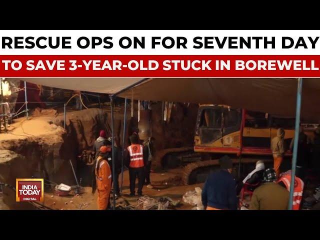 Kotputli Rescue Operation Stalls: 3-Year-Old Girl Still Trapped, Rescue-Ops Continue For Day 7