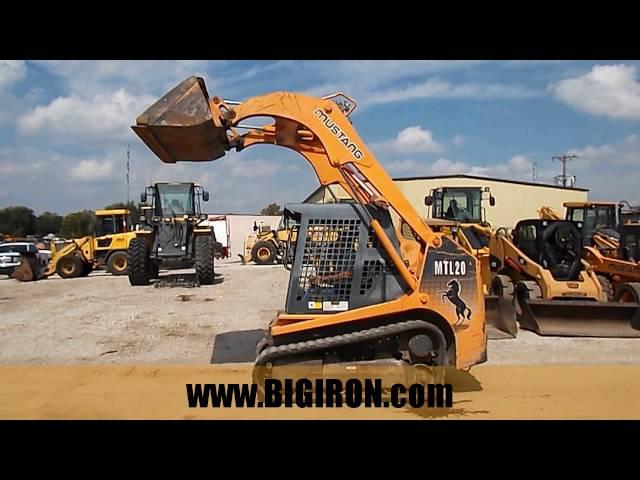 BIG IRON ONLINE AUCTION 10-26-2016: 2007 Mustang MTL 20 Compact Track Loader