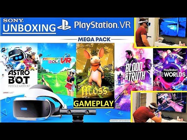 Sony PLAYSTATION VR V2 MEGA PACK 3 Unboxing Gameplay SetUp Testing